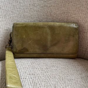 HOBO leather clutch